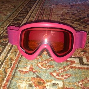 Pink Ski goggles